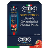 Cirio Supercirio Double Concentrated Tomato Puree 140g (Case of 12)  Adomoo